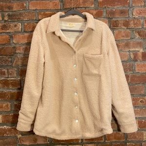 Donni Sherpa Shirt Jacket